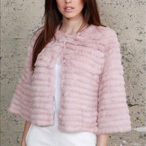 Dolce Cabo Fur Jacket (blush)